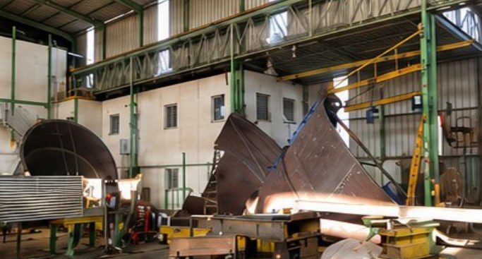 Heavy steel fabrication